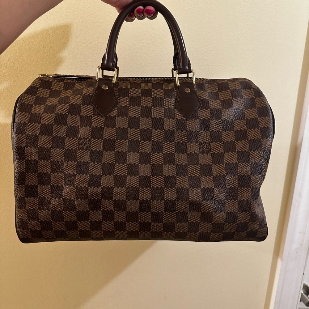 Louis Vuitton Speedy 35 in Damier Ebene